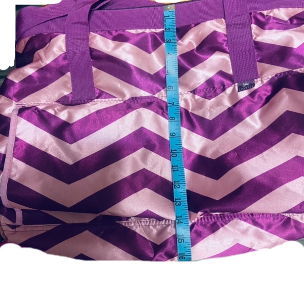 Yoga Lotus Purple and Pink Tote Bag with Spacious Design - Picture 5 of 6